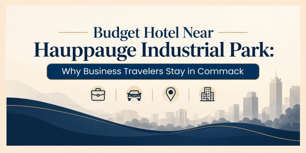 Commack Inn budget hotel for business travelers near Hauppauge Industrial Park, Long Island