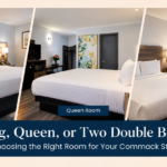Hotel rooms in Commack NY at Commack Inn with king, queen and two double bed options
